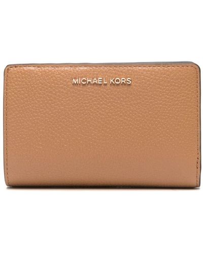 MICHAEL Michael Kors Logo-lettering Leather Wallet - ブラウン