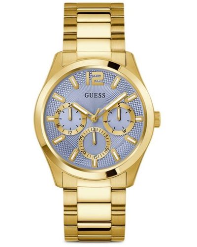 Guess USA Stainless Steel Chronograph 42mm - Metallic