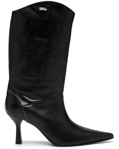 Our Legacy 80mm Slip-on Knee-length Boots - Black