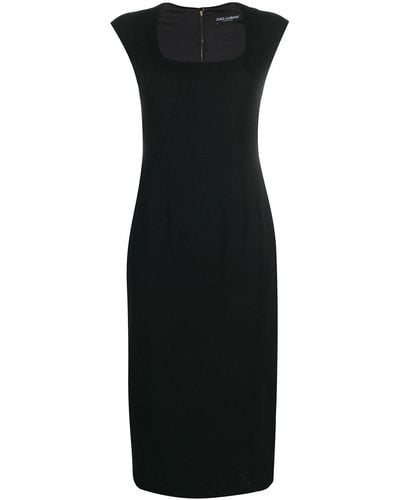 Dolce & Gabbana ショートスリーブ ドレス - ブラック
