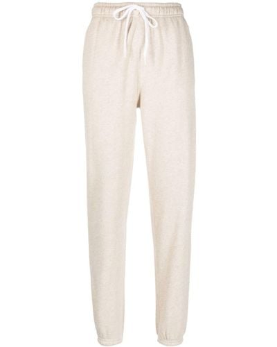 Polo Ralph Lauren Polo-pony Embroidered Drawstring Track Pants - White