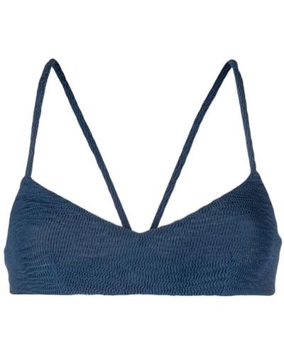 DSquared² Textured Bikini Top - ブルー