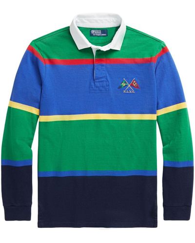 Polo Ralph Lauren Camisa de rugby a rayas - Verde