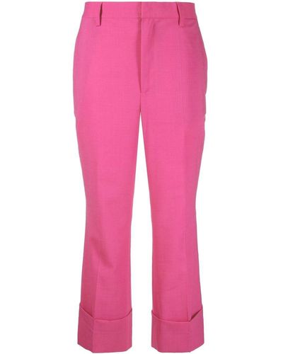 DSquared² Cropped Pantalon - Roze