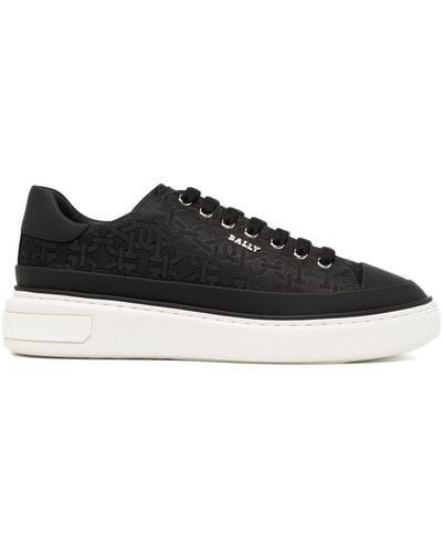 Bally Maily Sneakers mit Plateau - Schwarz