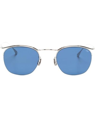 Eyevan 7285 7285 Round-frame Sunglasses - Blue
