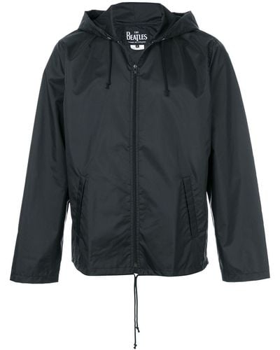 Comme des Garçons Zipped Hooded Jacket - Black