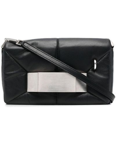 Rick Owens Griffin Quilted Crossbody-bag - Black