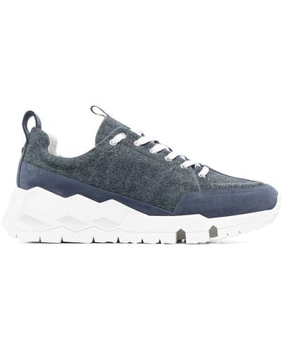 Pierre Hardy Chunky-sole Low-top Trainers - Blue