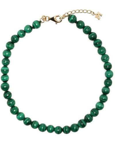 Mateo Klassisches Perlenarmband - Grün