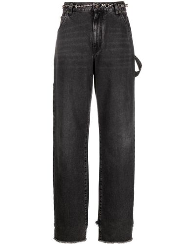 DARKPARK Wide-leg Carpenter Jeans - Black