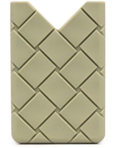 Bottega Veneta Intrecciato-design Card Holder - Green