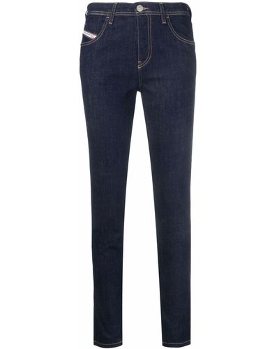DIESEL 2015 Babhilla Z9c17 Skinny Jeans - Blauw