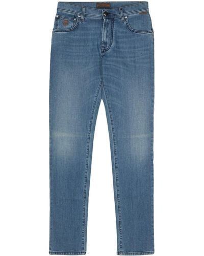 Corneliani Straight Jeans - Blauw
