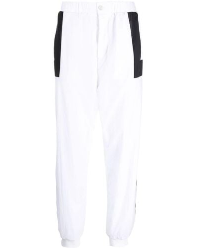 BOSS Panelled-design Track Trousers - White