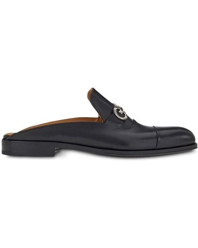 Ferragamo Gab Loafer Shoes - Black