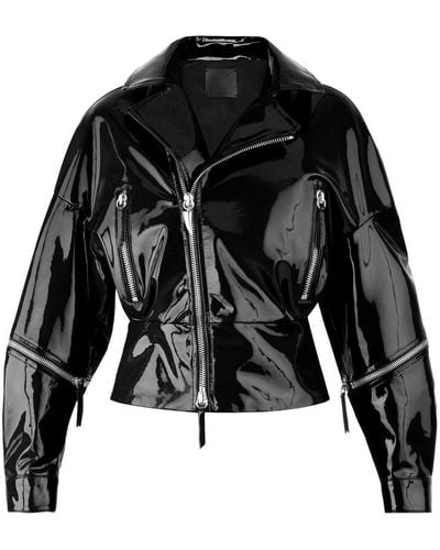 Giuseppe Zanotti Autumn Patent-leather Jacket - Zwart