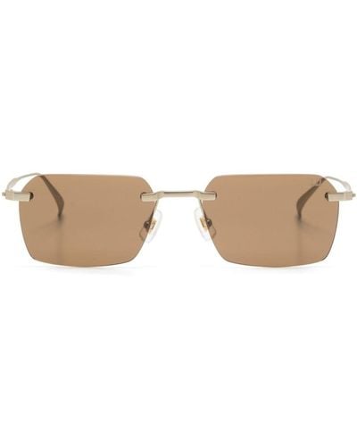 Dunhill Rectangle-frame Sunglasses - Metallic
