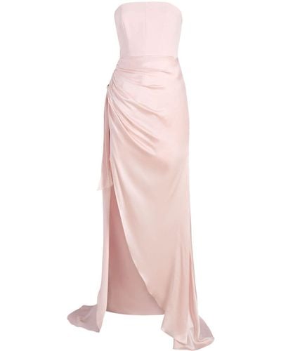 Cinq À Sept Rania Draped Gown - Pink