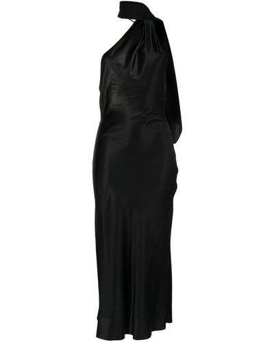 Matériel ホルターネック ドレス - ブラック