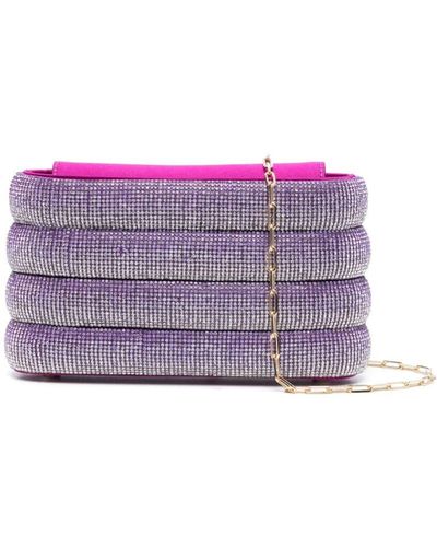Rosantica Favilla Clutch Shoulder Bag - Purple