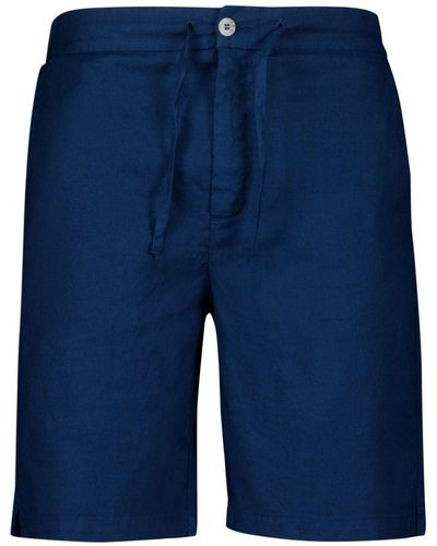 Frescobol Carioca Shorts Met Trekkoordtaille - Blauw