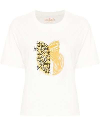 Ba&sh Emine cotton T-shirt - Weiß