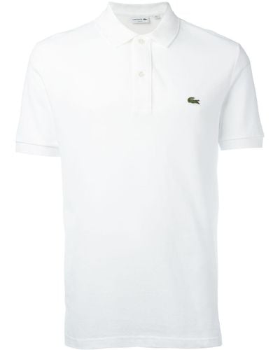 Lacoste Logo patch polo shirt - Blanco