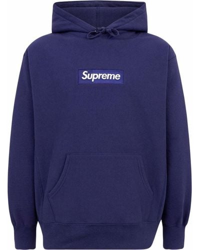 Supreme "hoodie à logo ""FW21""" - Bleu