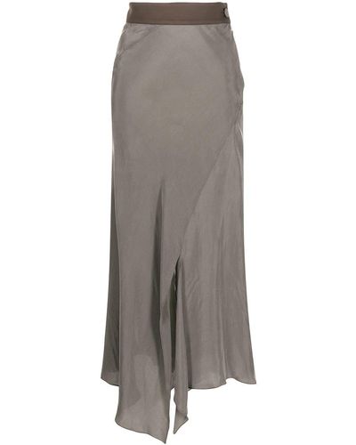 Matériel Asymmetric High-waisted Skirt - Green