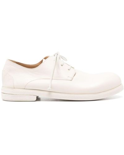 Marsèll Almond Leather Oxford Shoes - White