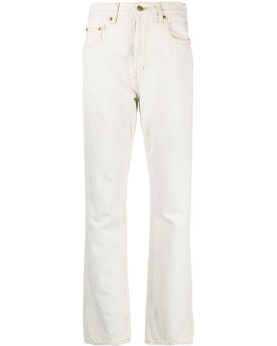 B Sides Marcel Straight-leg Jeans - White