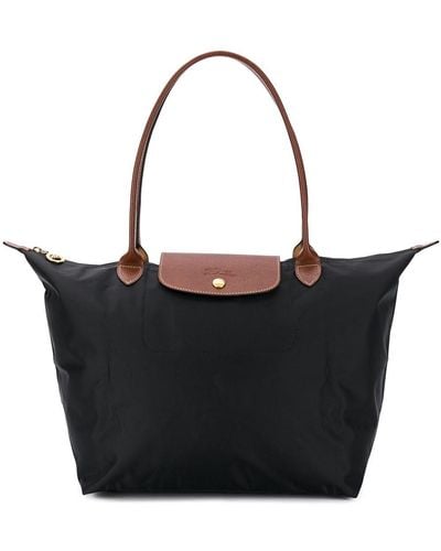 Longchamp Large Le Pliage Tote Bag - Black