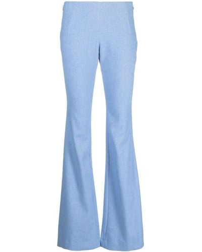 Patou Pantalon en lin mélangé - Bleu