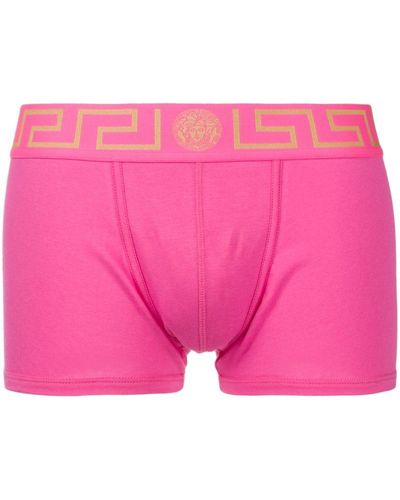 Versace Boxershorts mit Greca-Muster - Pink