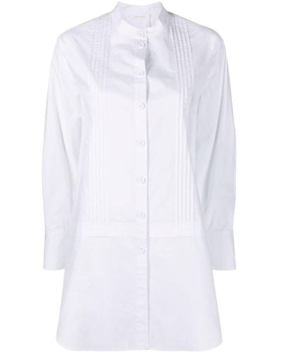 See By Chloé Long-length Cotton Shirt - White