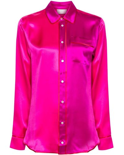 Pierre Louis Mascia Adanau Silk Shirt - Pink
