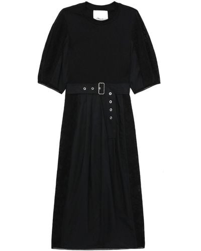 3.1 Phillip Lim ベルテッド ドレス - ブラック