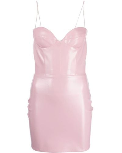 Alex Perry Mini-jurk Van Imitatieleer - Roze