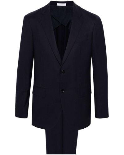 Boglioli Twill Virgin-wool Suit - Blue