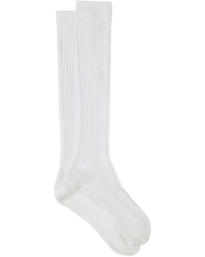 Jil Sander Cotton-blend Socks - White