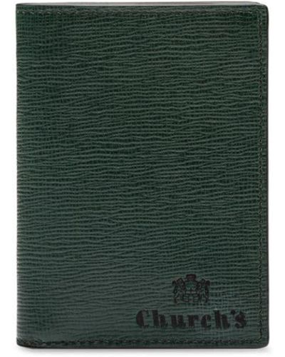 Church's St James Bi-fold Leather Card Holder - Green