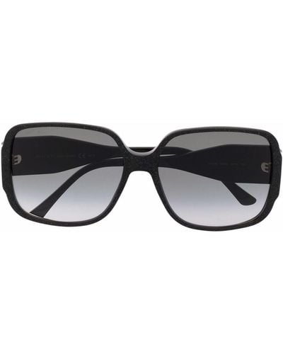 Jimmy Choo Gafas de sol con montura oversize - Negro