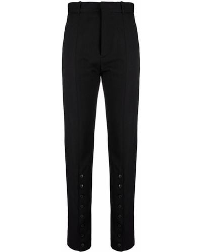 Y. Project High-waisted Slim Fit Pants - Black