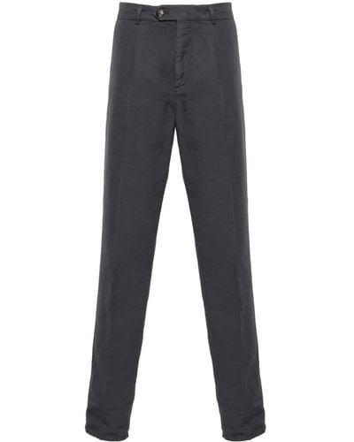 Brunello Cucinelli Pantalones chinos ajustados - Azul