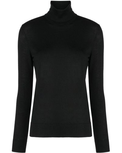 Ralph Lauren Collection Roll-neck Cashmere Sweater - Black
