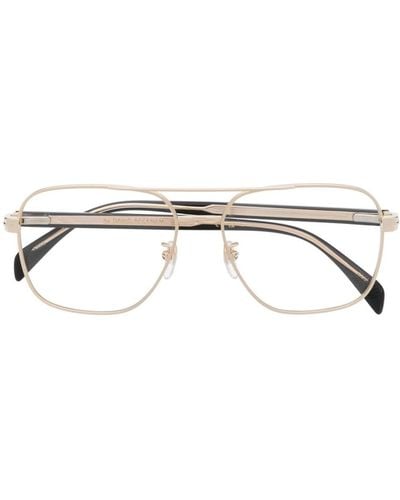 David Beckham Klassische Pilotenbrille - Mettallic