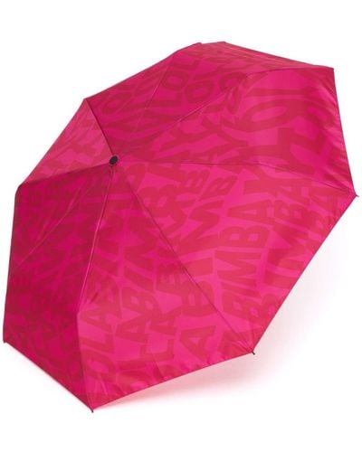 Bimba Y Lola Regenschirm mit Logo-Print - Pink