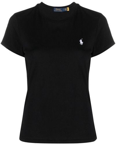 Ralph Lauren Classic Black T Shirt - Negro