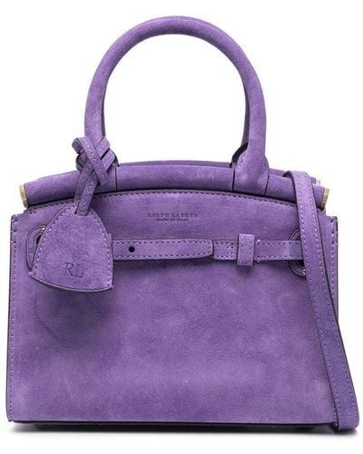 Ralph Lauren Collection Mini Rl50 Tote Bag - Purple